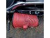 3D Skull Red with Black Top Leather Swingarm Left Single Bag for Harley Davidson Breakout 2018 onwards